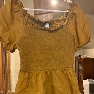 Smocked Peplum Old Navy Top